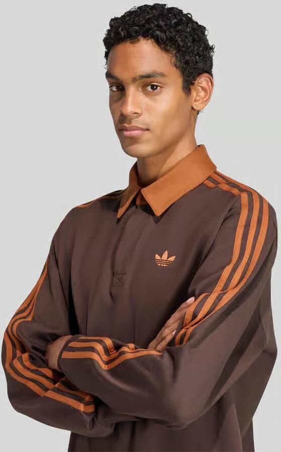 Adidas Originals Rugbyshirt in relaxed fit van puur katoen