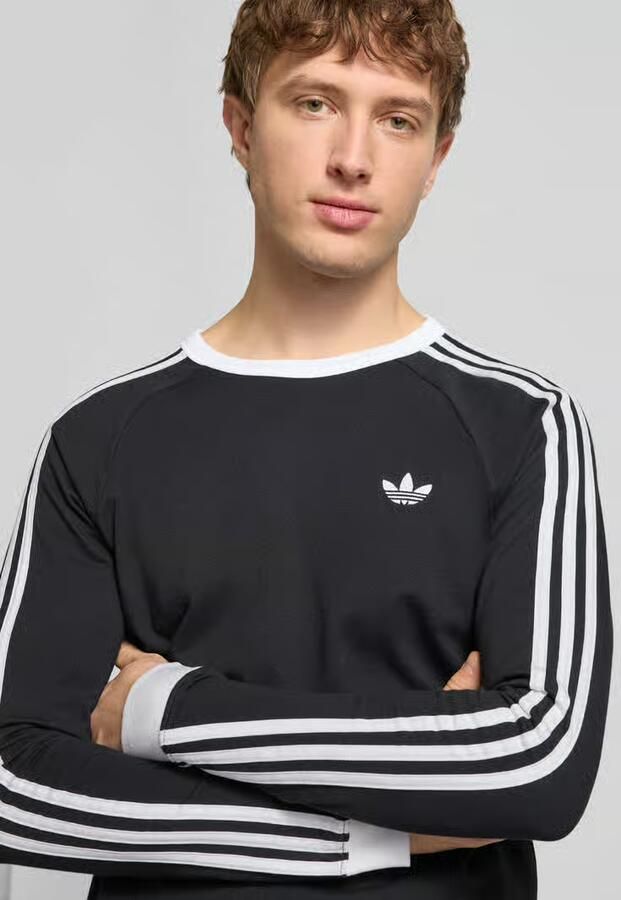 Adidas Originals Shirt met lange mouwen en ribboorden