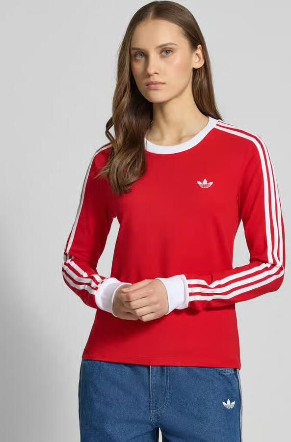 Adidas Originals Shirt met lange mouwen met ronde hals en gestikt logo - Foto 3