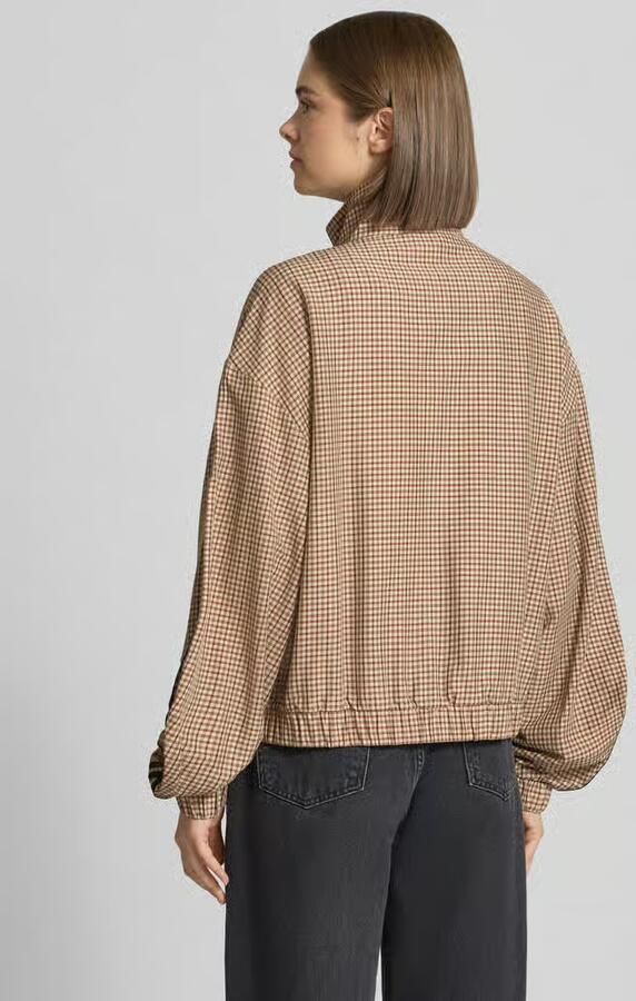Adidas Originals 3-Stripes Checks Tartan Track Top Beige- Dames Beige - Foto 9