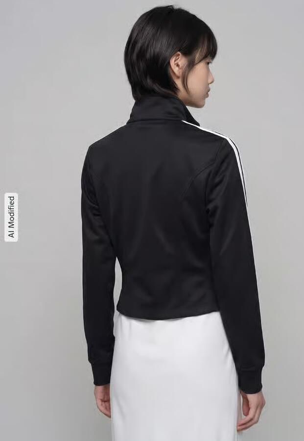 Adidas Originals Slim fit sweatjack met gestikt logo model 'FIREBRID CORSET' - Foto 8