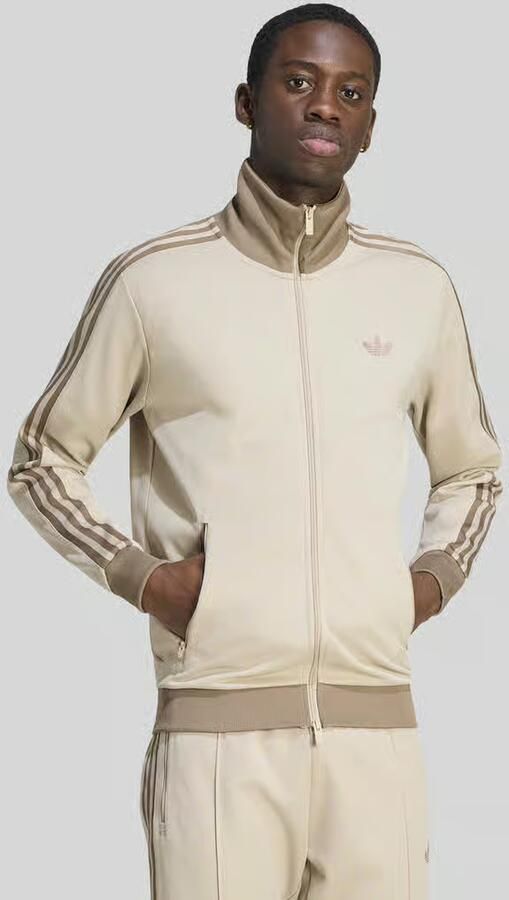 Adidas Originals slim fit sweatjack van katoenmix met opstaande kraag - Foto 4