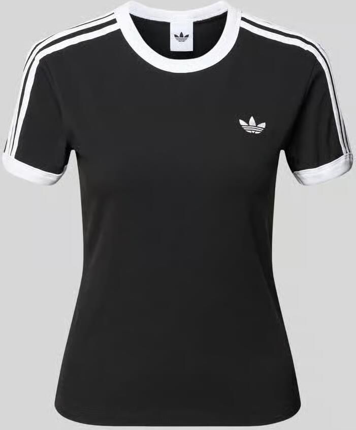 Adidas Originals Slim Fit T-shirt van katoenmix