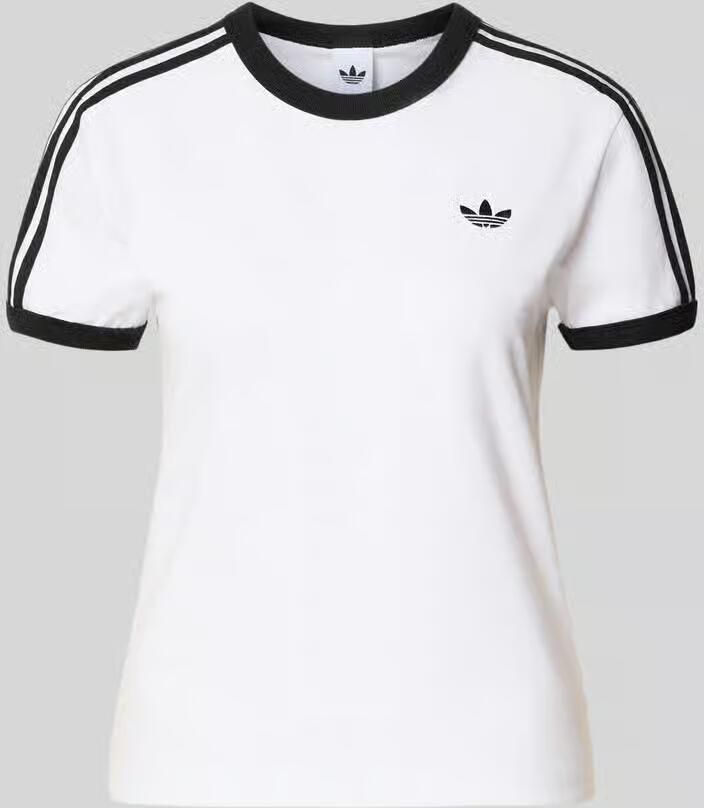 Adidas Originals Slim fit T-shirt van katoenmix