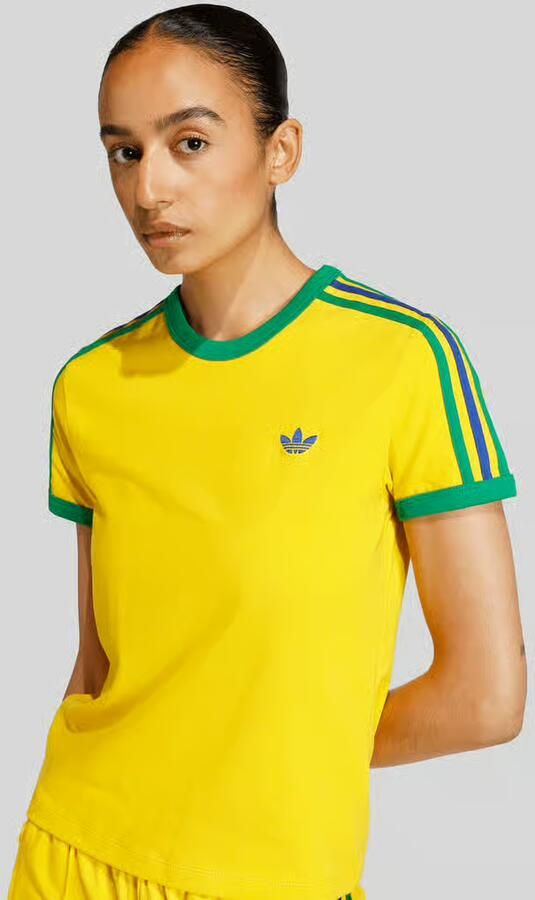 Adidas Originals Slim fit T-shirt van katoenmix