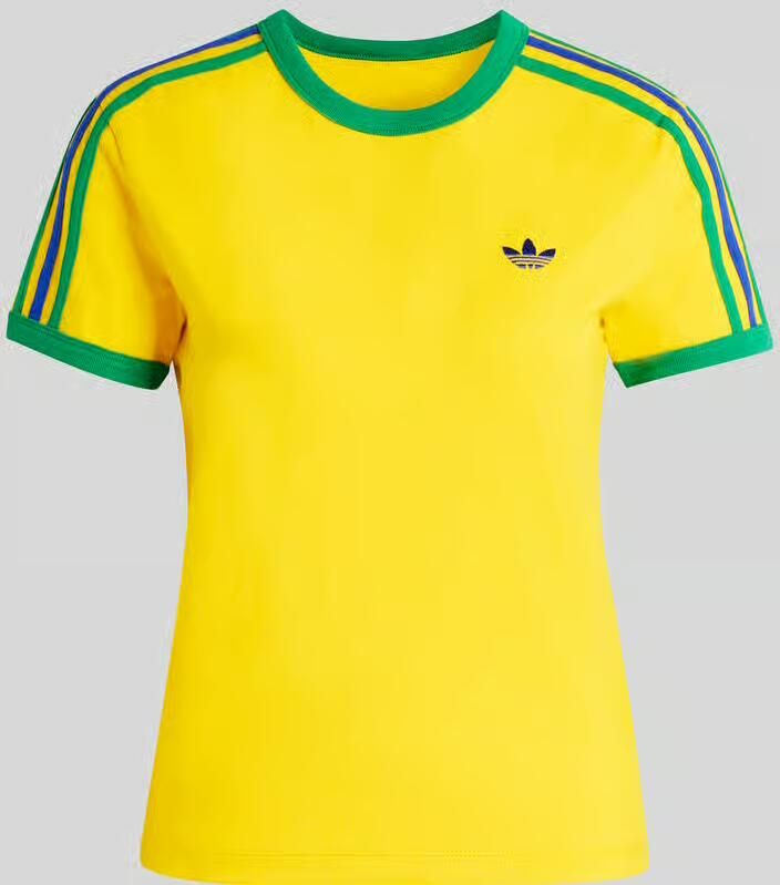 Adidas Originals Slim fit T-shirt van katoenmix