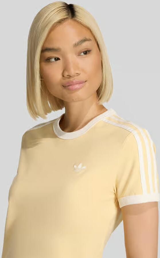 Adidas Originals Slim fit T-shirt van katoenmix