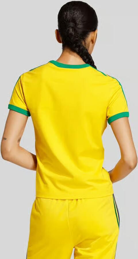 Adidas Originals Slim fit T-shirt van katoenmix