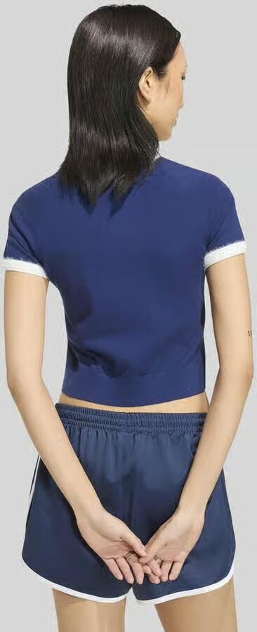 Adidas Originals Slim fit t-shirt van viscosemix met gestikt logo - Foto 5