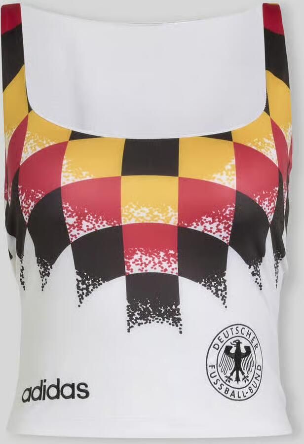 Adidas Originals Germany Football Tank Top Wit- Dames Wit - Foto 8