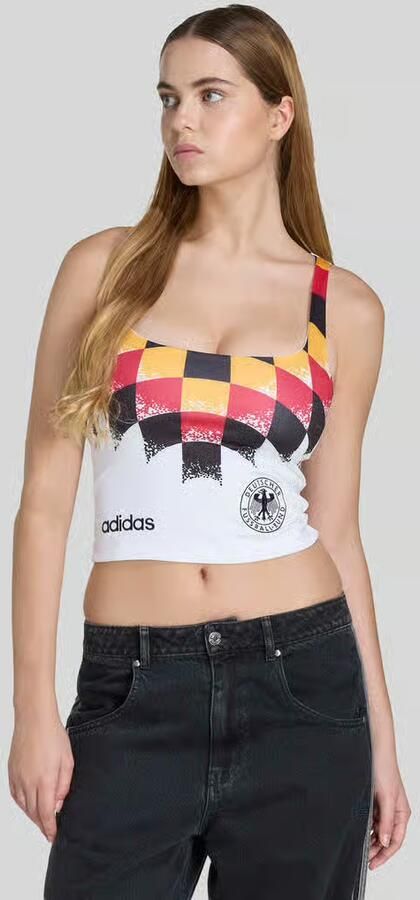 Adidas Originals Germany Football Tank Top Wit- Dames Wit - Foto 11