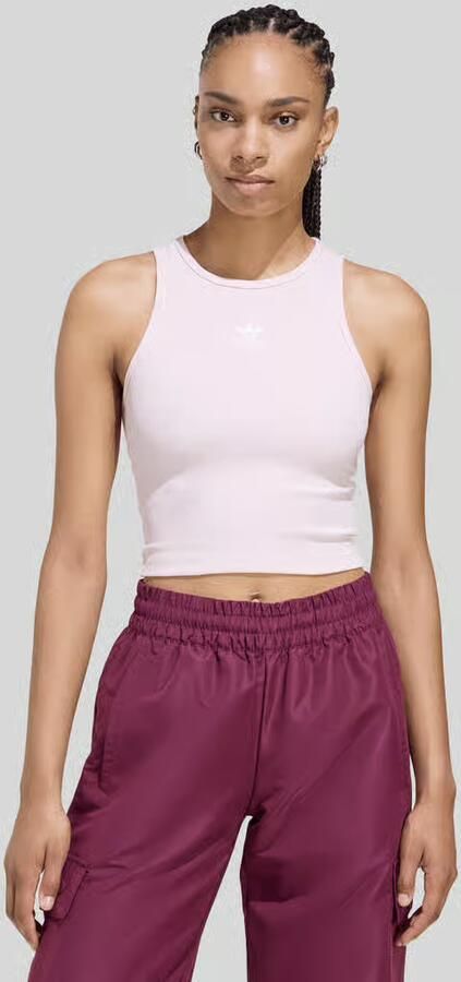 Adidas Originals Slim fit top van ribtricot - Foto 4