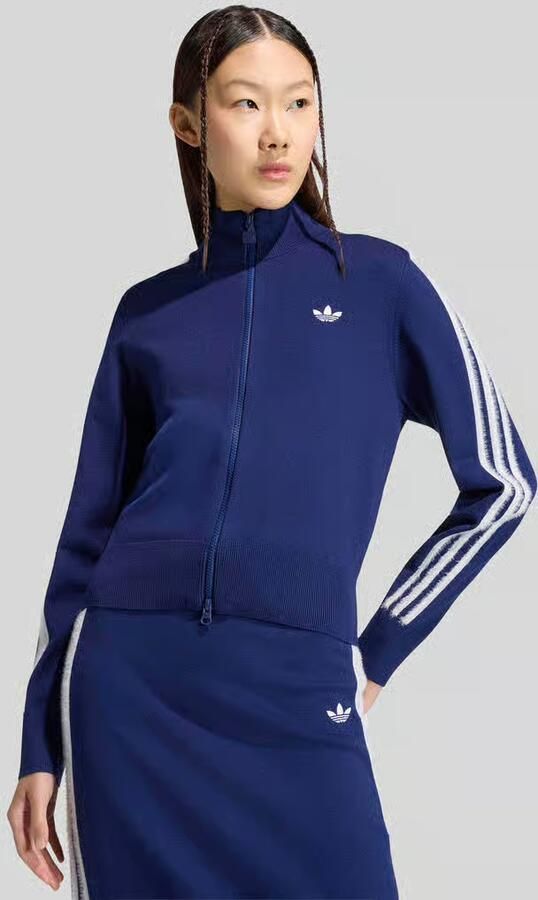 Adidas Originals Slim gebreid jack van viscosemix met gestikt logo - Foto 2
