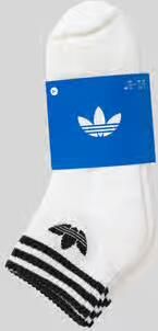 Adidas Originals adicolor Trefoil Ankle Sokken (3 Pack) Unisex wit Maat 40-42 Kleding - Foto 8