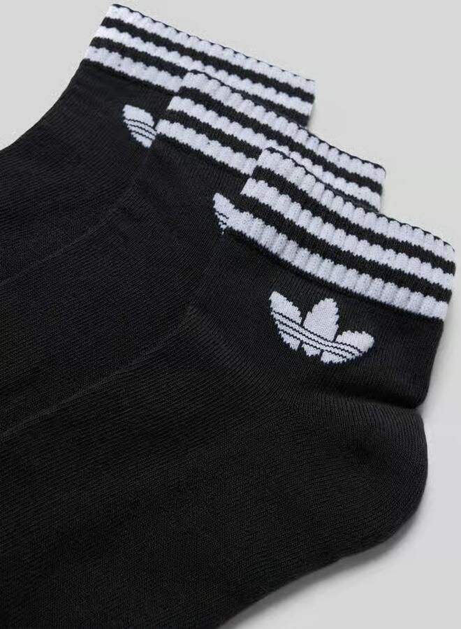 Adidas Originals 3 PACK 3-Stripes Ankle Socks Unisex Sokken zwart Maat 37-39 Kleding - Foto 7