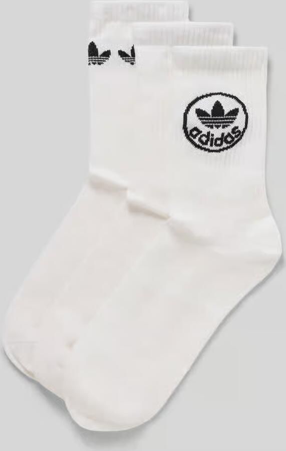 Adidas Originals Sokken met labelprint in een set van 3 paar