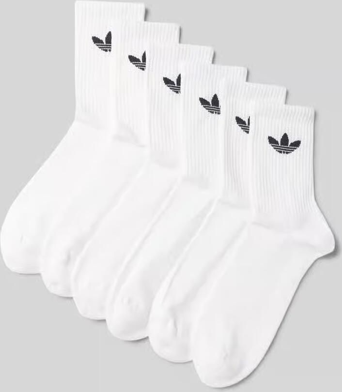 Adidas Originals Trefoil Crew Sokken (6 Pack) Unisex wit Maat 40-42 Kleding - Foto 7