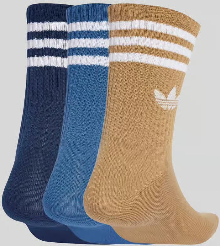 Adidas Originals Sokken met logostitching in een set van 3 paar model 'Crew' - Foto 3