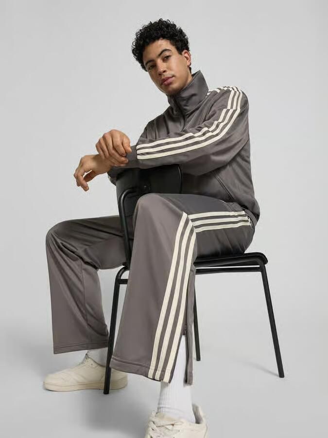 Adidas Originals Straight fit sweatpants met logostitching model 'Firebird' - Foto 2