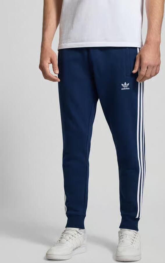 Adidas Originals 3-Stripes Fleece Joggers Blauw- Heren Blauw - Foto 8