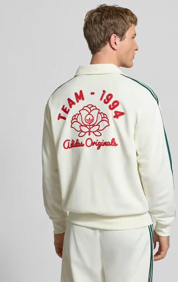 Adidas Originals Sweatjack met gestikt logo en opstaande kraag - Foto 7