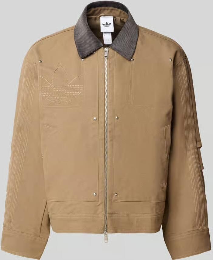 Adidas Originals Regular fit sweatjack met studs-details
