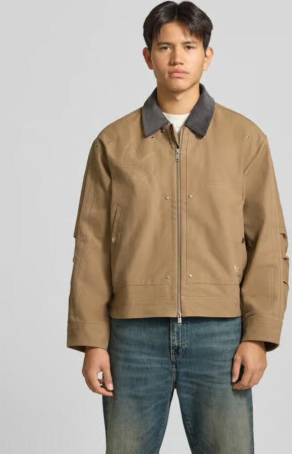 Adidas Originals Regular fit sweatjack met studs-details - Foto 3