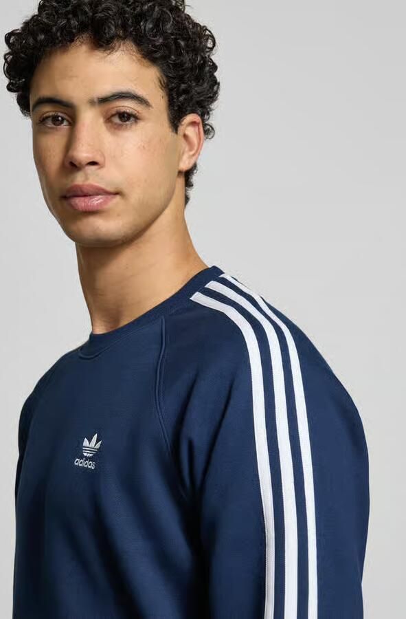 Adidas Originals Blauwe Adicolor Classics 3Stripes Sweater Blauw Heren - Foto 2