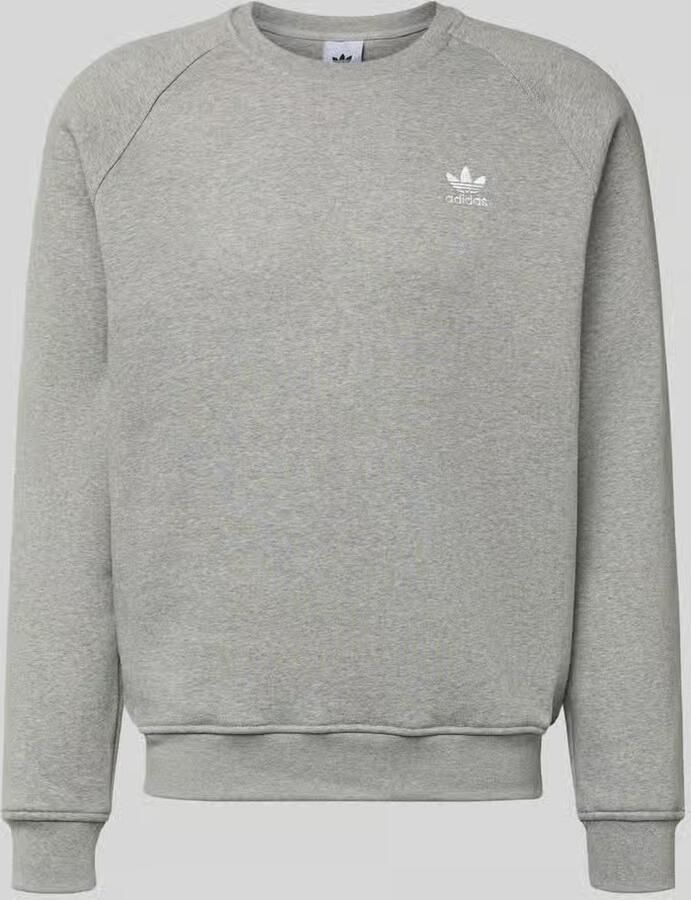 Adidas Originals Trefoil Essential Crew Sweatshirt Grijs- Heren Grijs - Foto 3