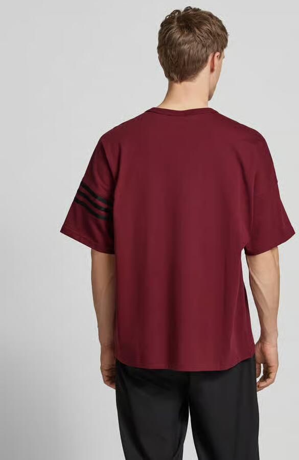 Adidas Originals T-shirt met geribde ronde hals - Foto 6