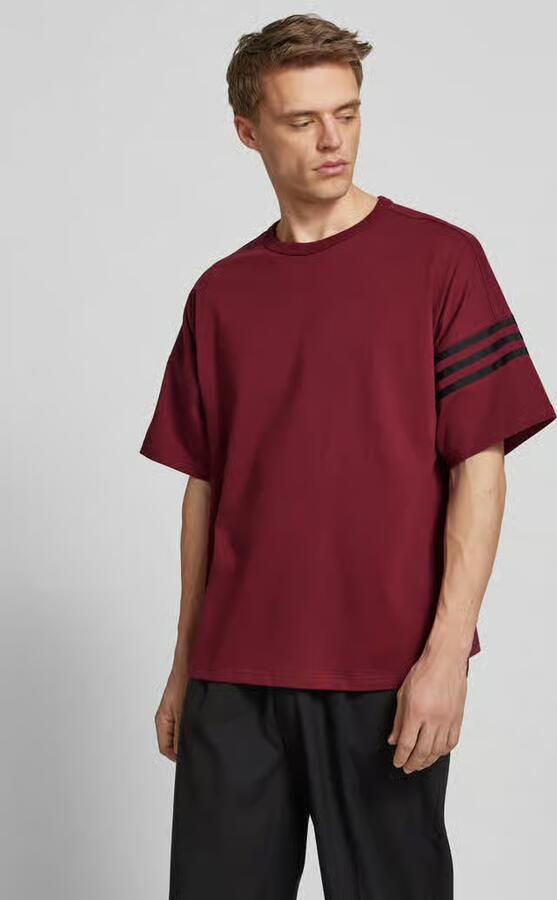 Adidas Originals T-shirt met geribde ronde hals - Foto 7