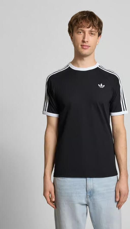 Adidas Originals Adicolor Classics 3-Stripes T-Shirt Zwart- Heren Zwart - Foto 8
