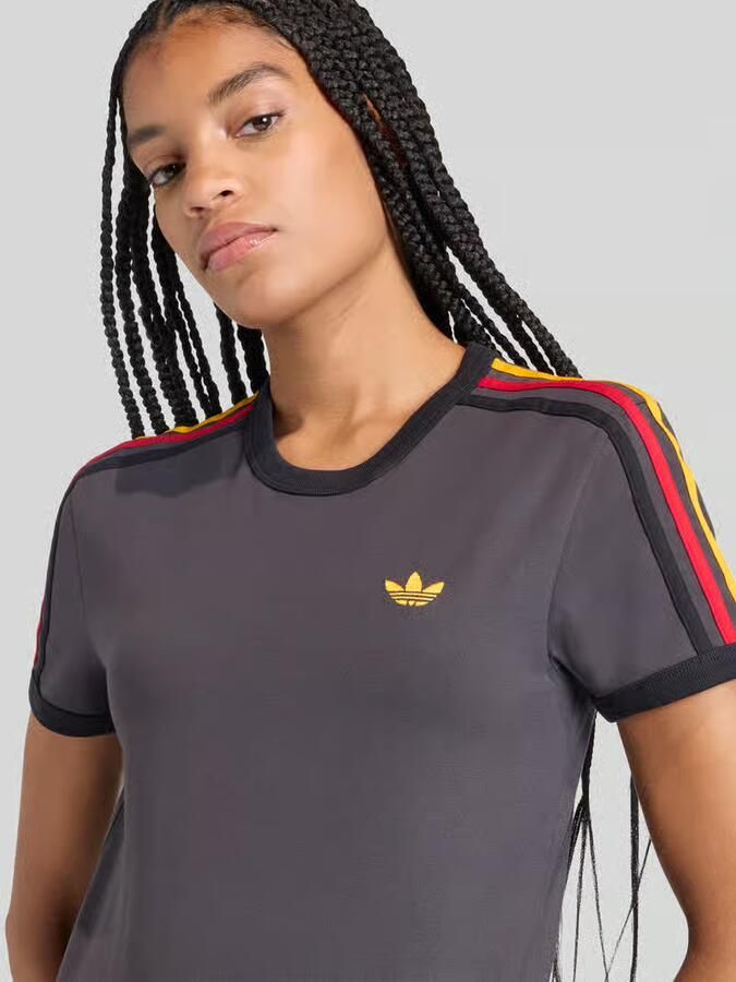 Adidas Originals T-shirt met labelstitching van katoenmix