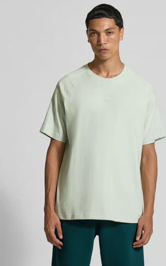 Adidas Originals T-shirt met ronde hals en labelstitching - Foto 4