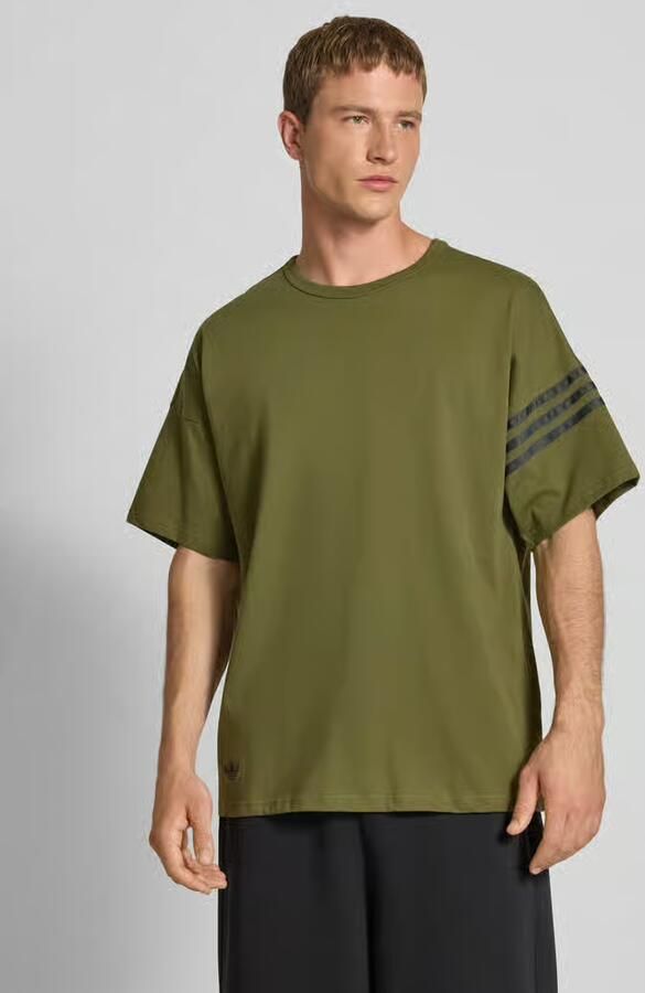 Adidas Originals T-shirt met ronde hals en labelstitching - Foto 2