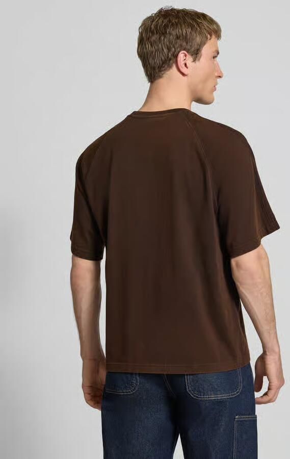 Adidas Originals T-shirt met ronde hals en labelstitching