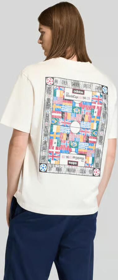 Adidas Originals T-shirt met rugprint van puur katoen - Foto 4