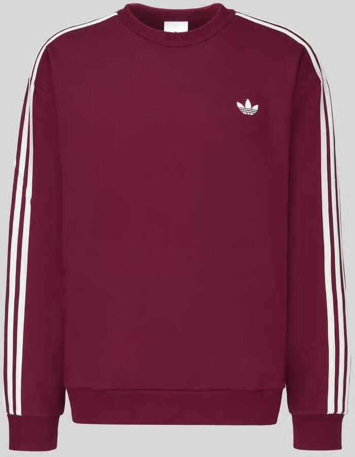 Adidas Originals T-shirt van linnen met contraststrepen