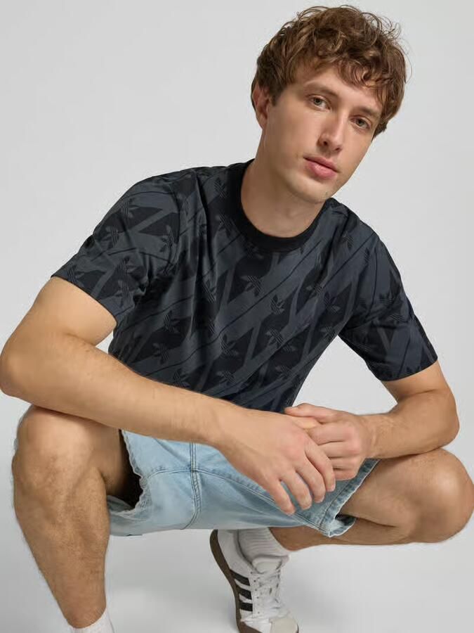 Adidas Originals T-shirt van puur katoen model 'MONOGRAMM AOP'