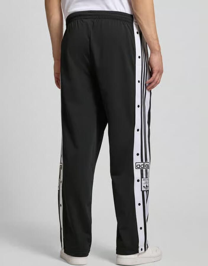 Adidas Originals Regular fit trainingsbroek met drukknoopsluiting model 'ADIBREAK'