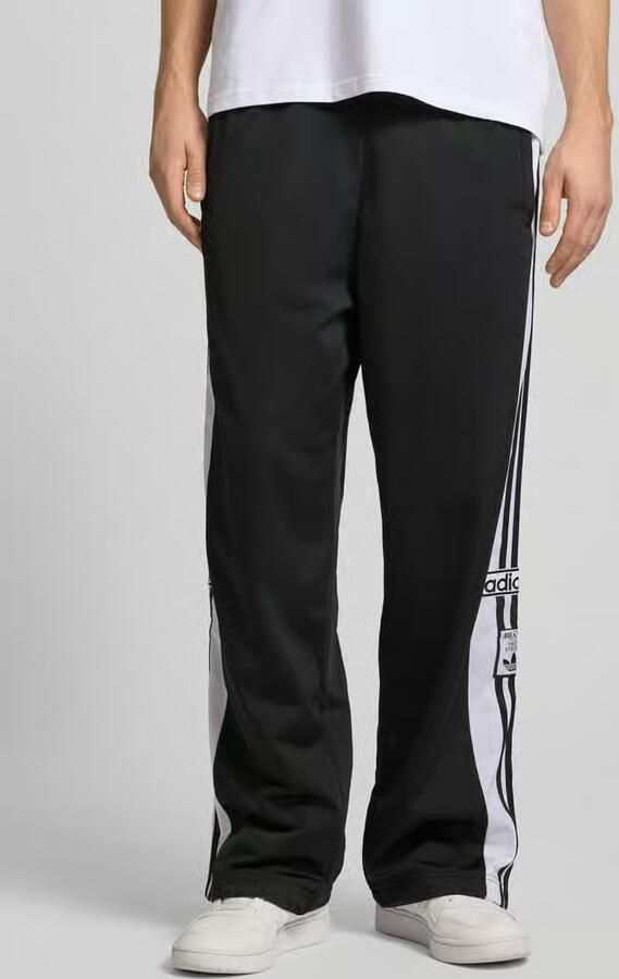 Adidas Originals Regular fit trainingsbroek met drukknoopsluiting model 'ADIBREAK' - Foto 9