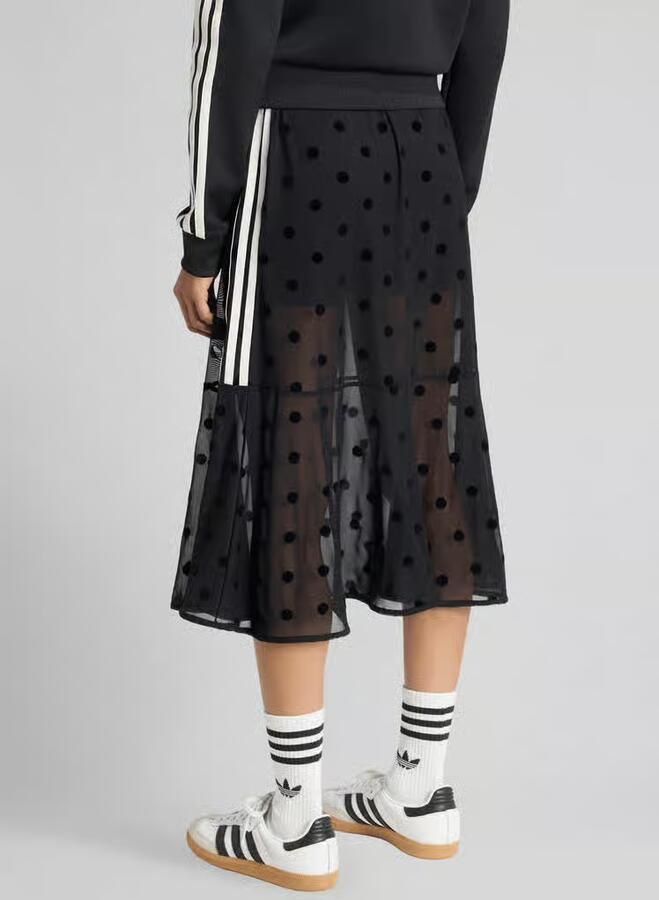 Adidas Originals Transparante midi-rok met polkadots - Foto 2