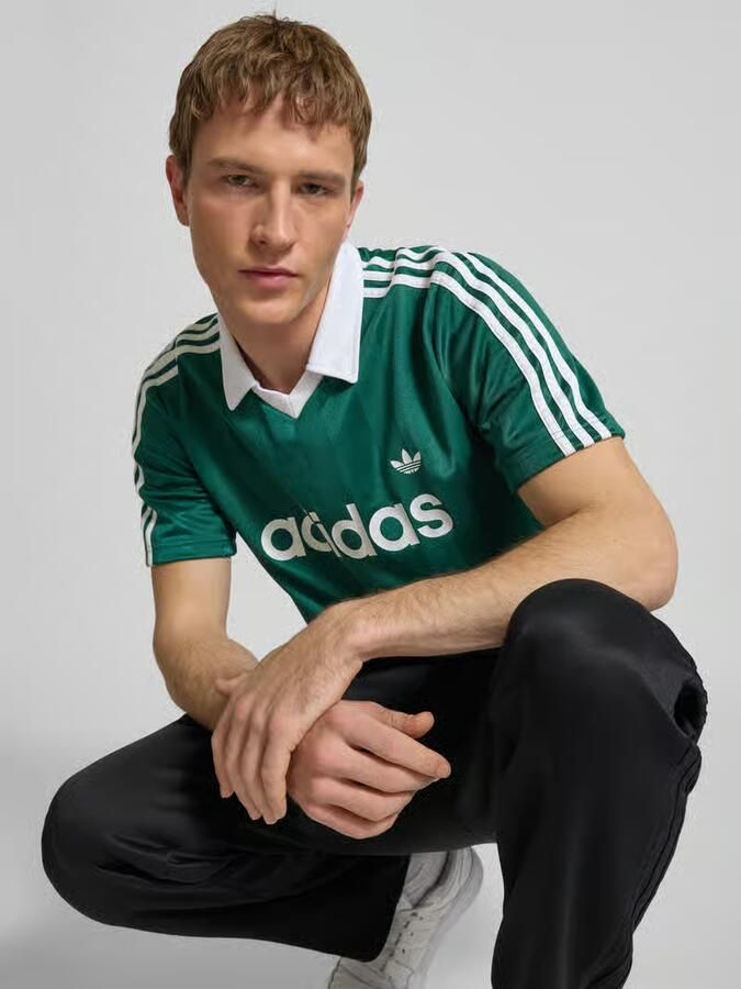 Adidas Originals Tricot met platte kraag en Labelprint - Foto 2