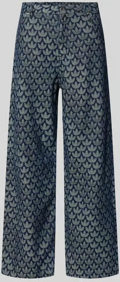 Adidas Originals Wide fit jeans met steekzakken