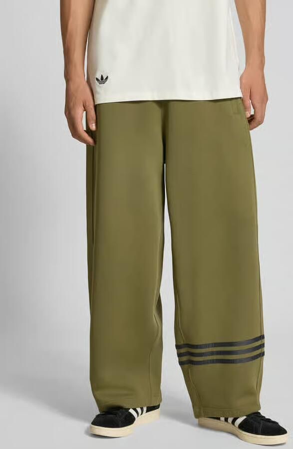 Adidas Originals Wide fit sweatpants met logo-applicatie model 'LO' - Foto 4