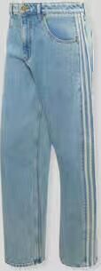 Adidas FIREBIRD ADICOLOR DENIM JEANS MID-RISE STRAIGHT LEG - Foto 7
