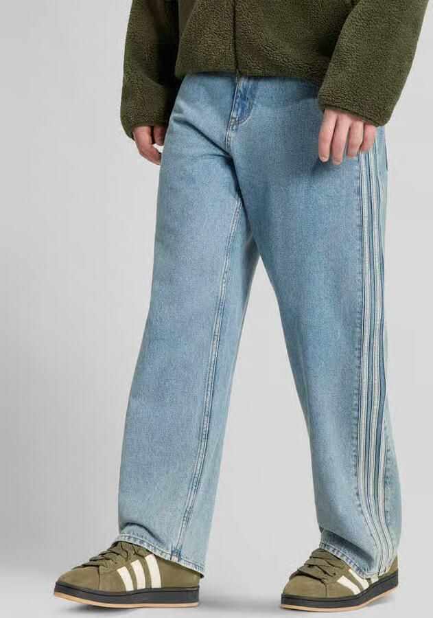 Adidas FIREBIRD ADICOLOR DENIM JEANS MID-RISE STRAIGHT LEG - Foto 8