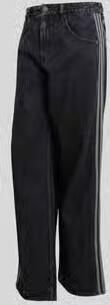 Adidas Originals Wide leg jeans van puur katoen met logodetail - Foto 7