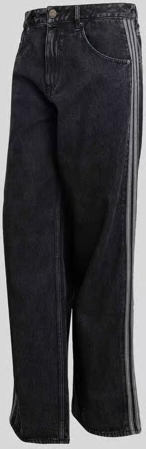 Adidas Originals Wide leg jeans van puur katoen met logodetail - Foto 7