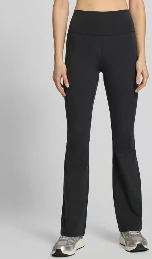 Adidas Sportswear Flared fit stoffen broek met brede band Model 'All Me' - Foto 6